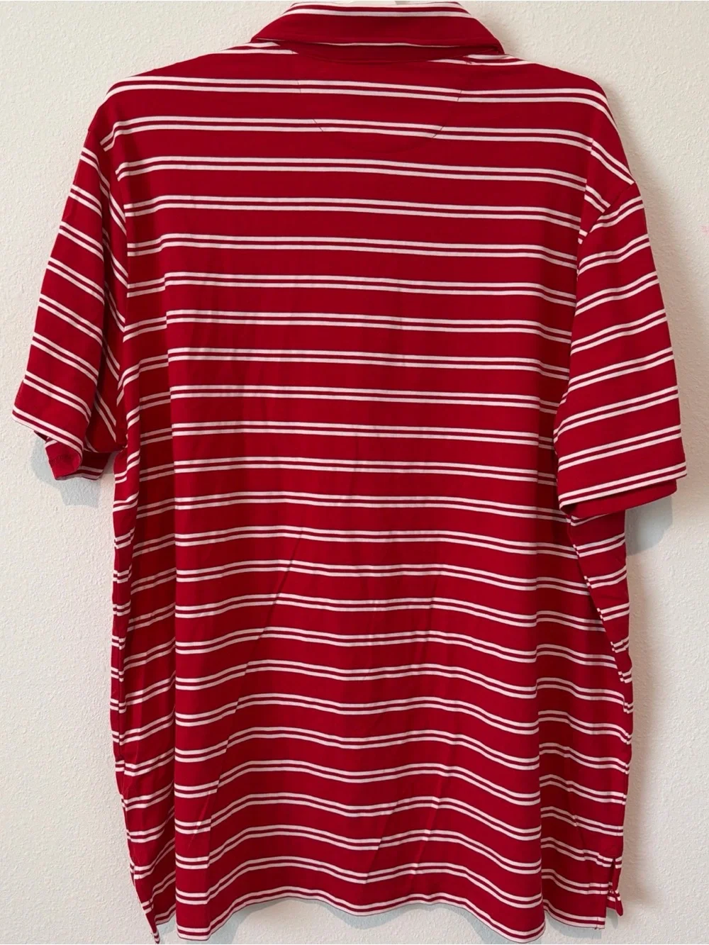 Goodfellow & Co Men’s Red Stripe Polo Shirt - Picture 4 of 4